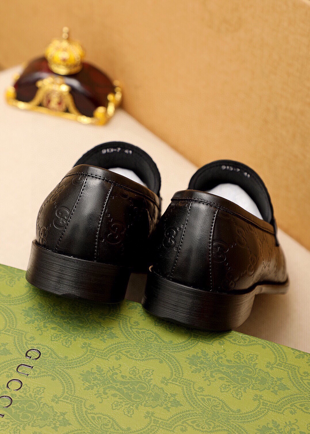 Gucci Men's Leather Loafers with Iconic GG Buckle - Sizes 39-44 Available 9 i1744862952 8527 7