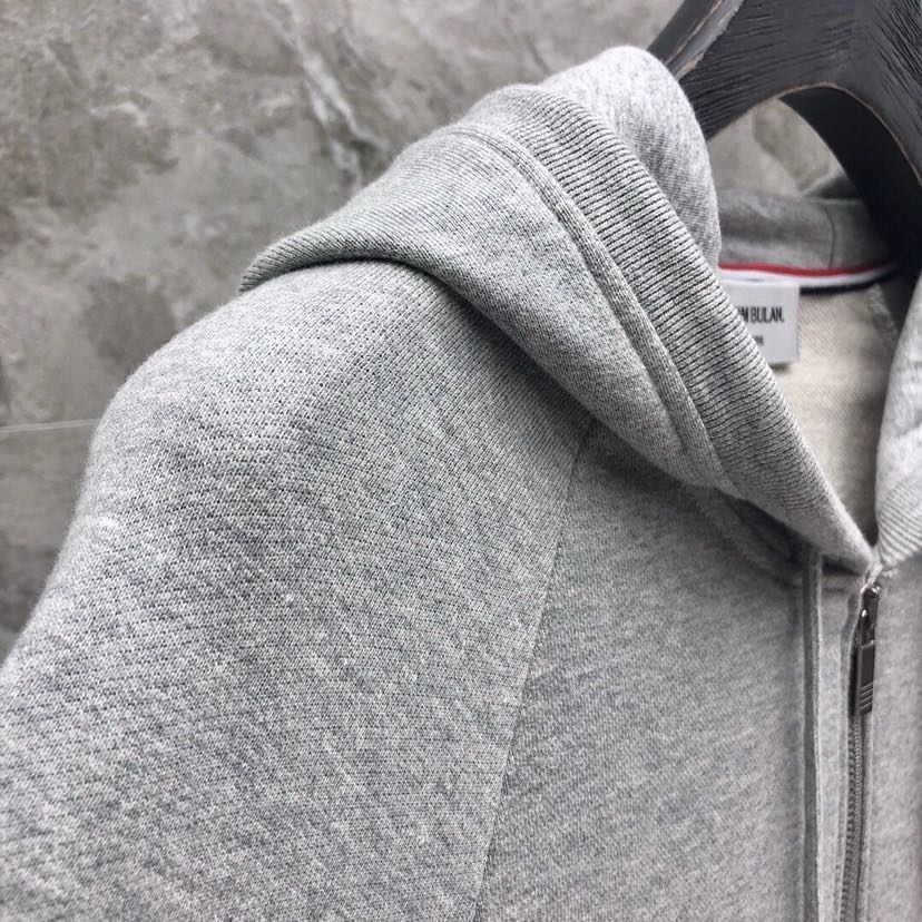🔥THOM BROWNE 汤姆布朗 TB基本款拉链外套连帽卫衣开衫\n\n码数：00-6  颜色：6色\