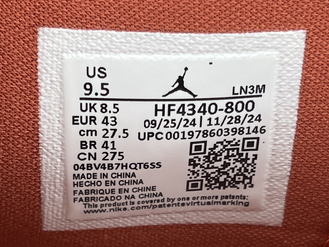  
【OG版 AJ4】Nigel Sylvester x Jordan Air Jordan 4 OG 
