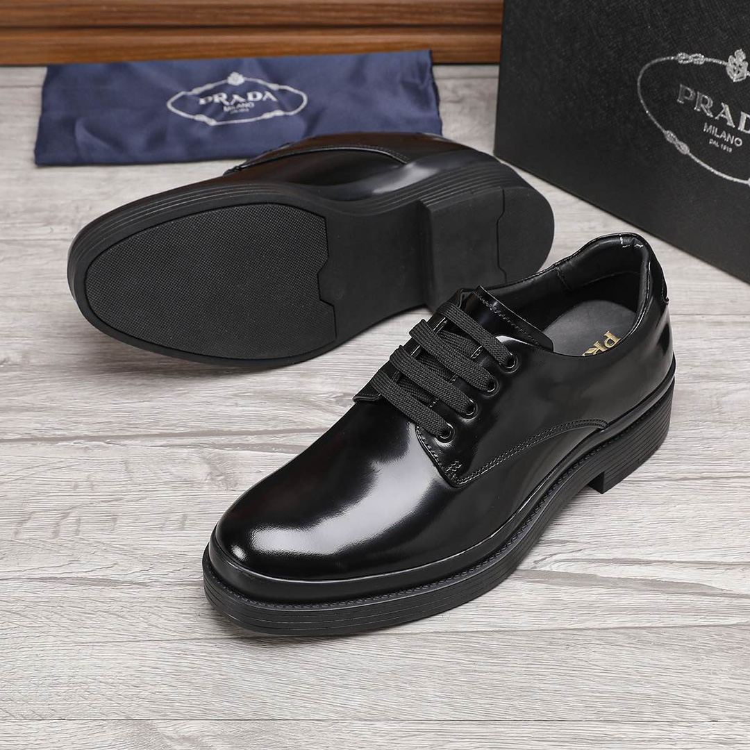 Prada Business Leather Shoes - Premium Leather, Classic Style, Sizes 38-44 10 i1744945672 5200 8