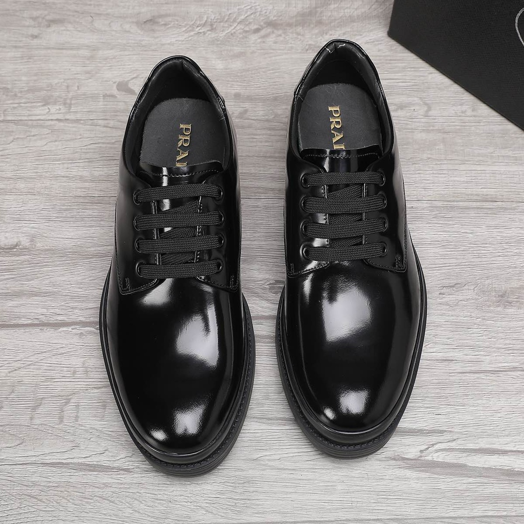 Prada Business Leather Shoes - Premium Leather, Classic Style, Sizes 38-44 2 i1744945672 9939 0