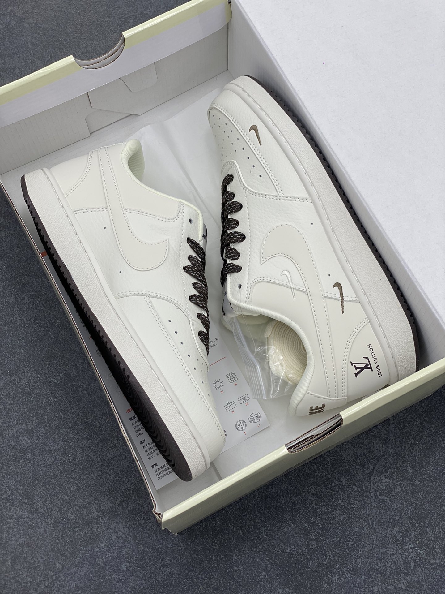 图片[9]-海外爆款 ZP订单 NIKE EBERNON Low prm 小空军低帮百搭透气休闲运动板鞋 独家头层版本 原数据独家私模大底 纯正版型 清洁度完美 货号：FD5188-122 尺码：36 36.5 37.5 38 38.5 39 40 40.5 41 42 42.5 43 44 44.5 45-选品中心