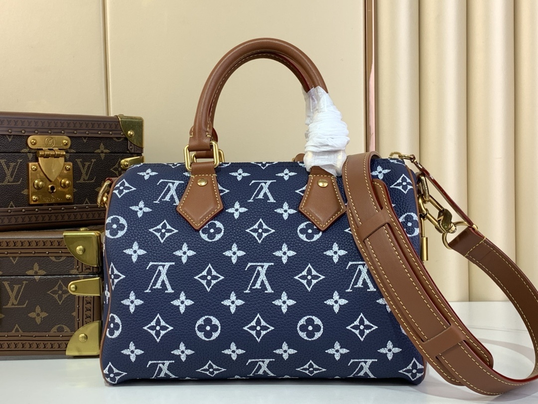 【SPEEDY BANDOULIÈRE25 手袋 】M24437 M13912 M15287宝蓝本款 S