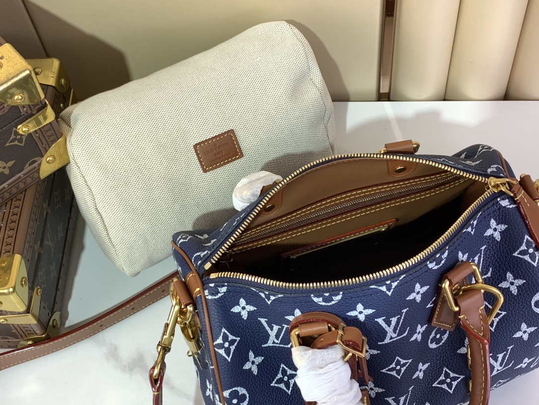 【SPEEDY BANDOULIÈRE25 手袋 】M24437 M13912 M15287宝蓝本款 S