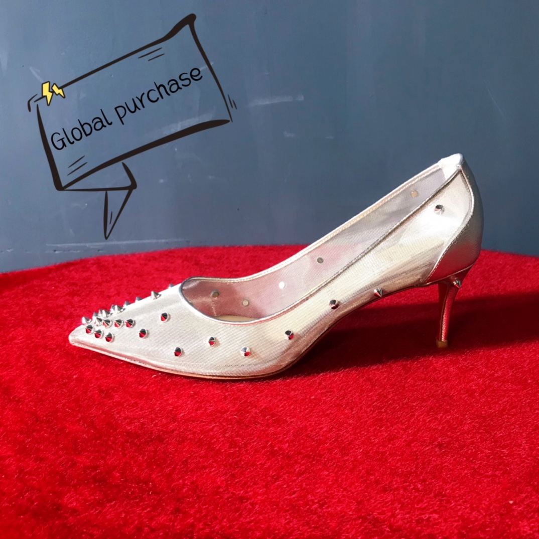NO:100665,High-end customization 2025 wedding classic series!  H7Cm, size 34-42. Genuine leather large sole 9038-022 silver cross-patterned leather silver net. Silver rivets Standard European code No:9038-022 Color:SILVER Material:cowhide Lining:goat leather Heel height:7Cm Sole:leather sole Size:EUR 34-42 (US 4-11):,,christian louboutin,louis vuitton,Leather soles19860909高端订制 2025婚礼精典款系列！ H7Cm,尺码34-42码.真皮大底9038-022银十字纹皮银网.银铆钉 标准欧码 No:9038-022 Color:SILVER Material:cowhide Lining:goat leather Heel heigh:7Cm Sole:leather sole Size:EUR 34－42（US 4一11) :,,christian louboutin,louis vuitton,Leather soles,Women's Shoes