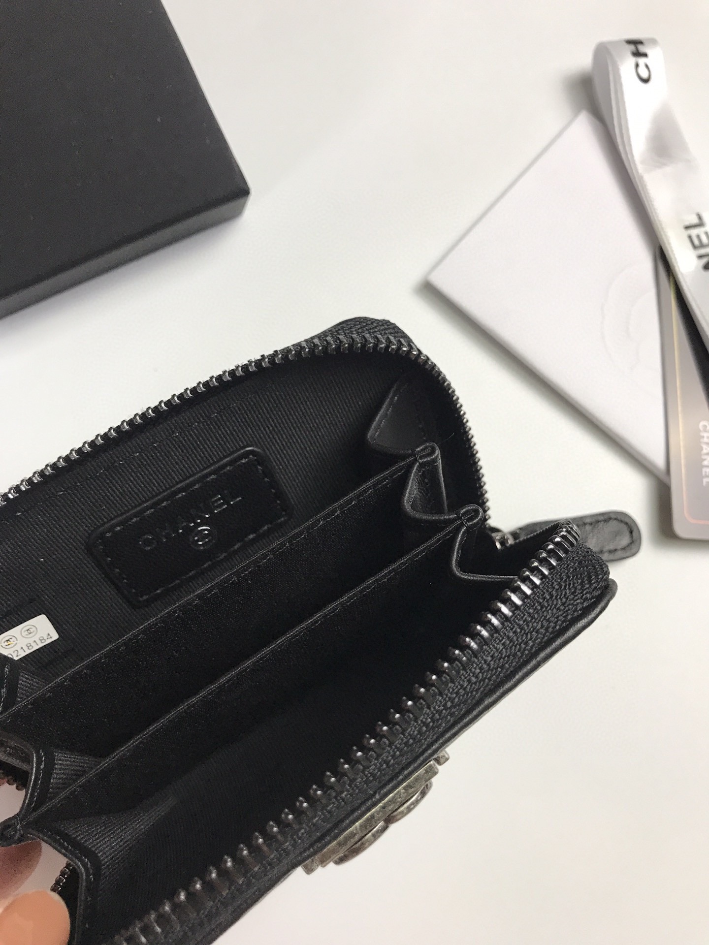 Chanel香奈儿羊皮カードケース 内外全皮使用 高品質 81467