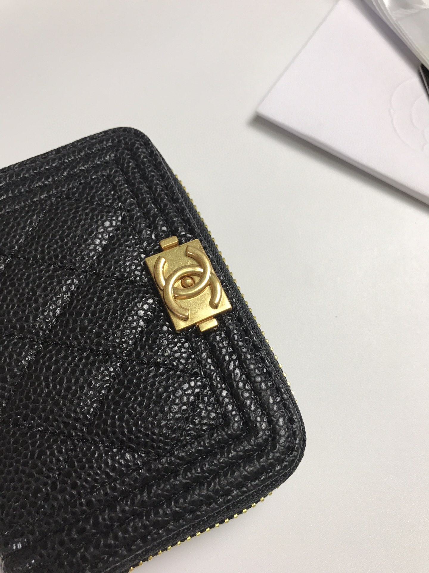 Chanel香奈儿 魚子酱牛皮カートケース 高品質・全皮仕様