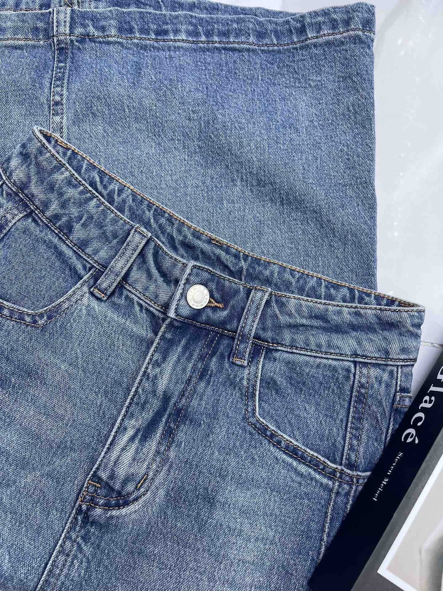 High-End Female Suit: MARN’s Stylish Retro Blue Dress with Exclusive Design - 图片 8