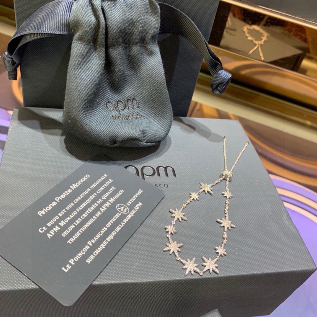 💰280 A💰M Monaco新品多流星银手链ins小众设计 轻奢手饰品女个性气质独特风格 精选原版进口材质电镀厚金 【代购级别】原版一比一定制。
