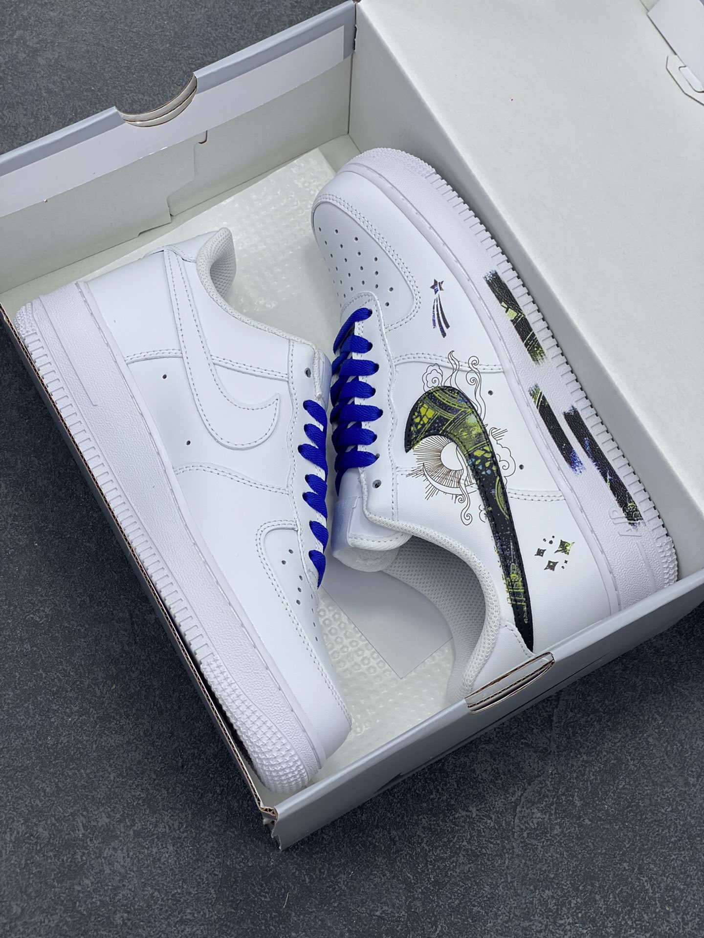 图片[9]-Nike Air Force 1 Low’07 星座系列 空军一号低帮休闲板鞋 定制皮料 定制鞋盒 配件齐全 原楦原纸板 纯正空军版型 内置全掌气垫 货号：ZH0316-069 尺码：36 36.5 37.5 38 38.5 39 40 40.5 41 42 42.5 43 44 44.5 45-选品中心