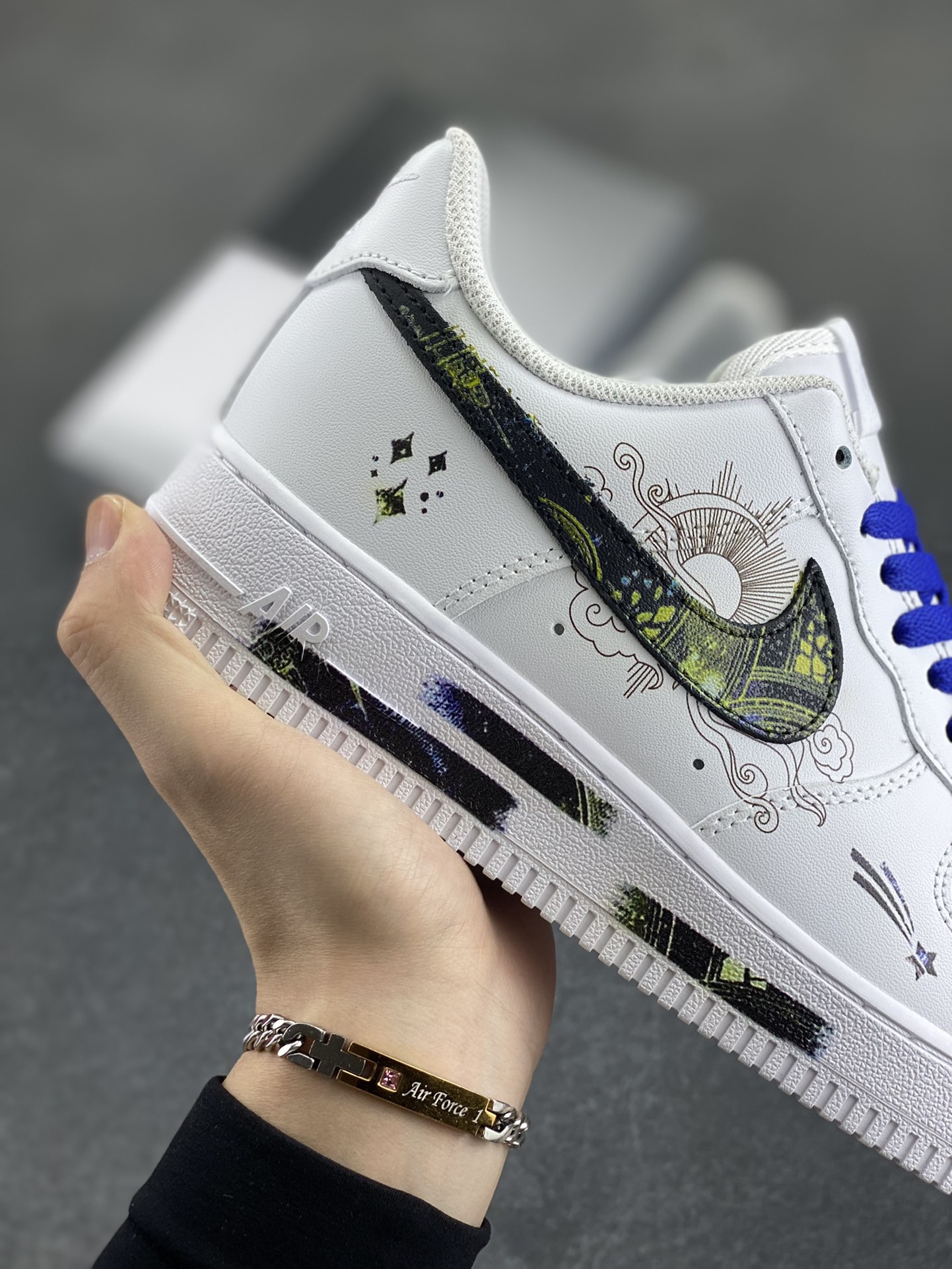 图片[6]-Nike Air Force 1 Low’07 星座系列 空军一号低帮休闲板鞋 定制皮料 定制鞋盒 配件齐全 原楦原纸板 纯正空军版型 内置全掌气垫 货号：ZH0316-069 尺码：36 36.5 37.5 38 38.5 39 40 40.5 41 42 42.5 43 44 44.5 45-选品中心