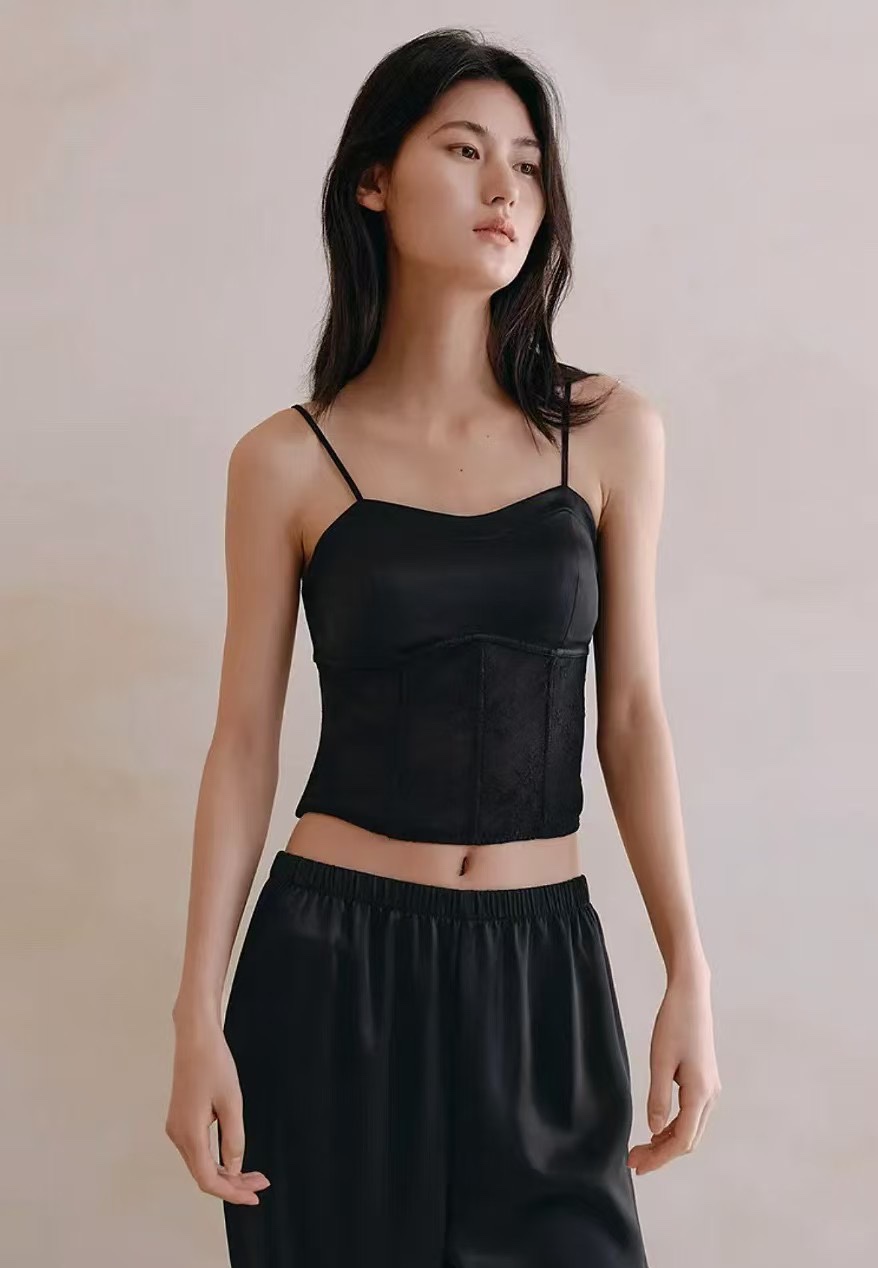 Lace Corset Top Spaghetti Strap Vest Bralette Sexy Lingerie Tank Top 2 i1745124105 1503 0
