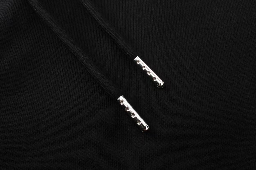 迪奥/Dior 夏季新款 经典字母徽标刺绣流苏裤边休闲短裤 黑色