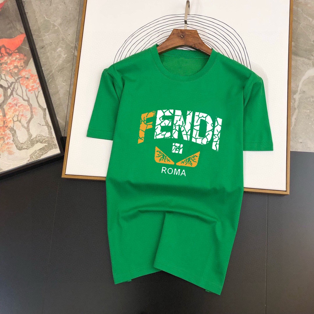 Fendi 品牌【FENDI 芬迪】(胖子福音) 男士休闲短袖T恤 2025春夏新品