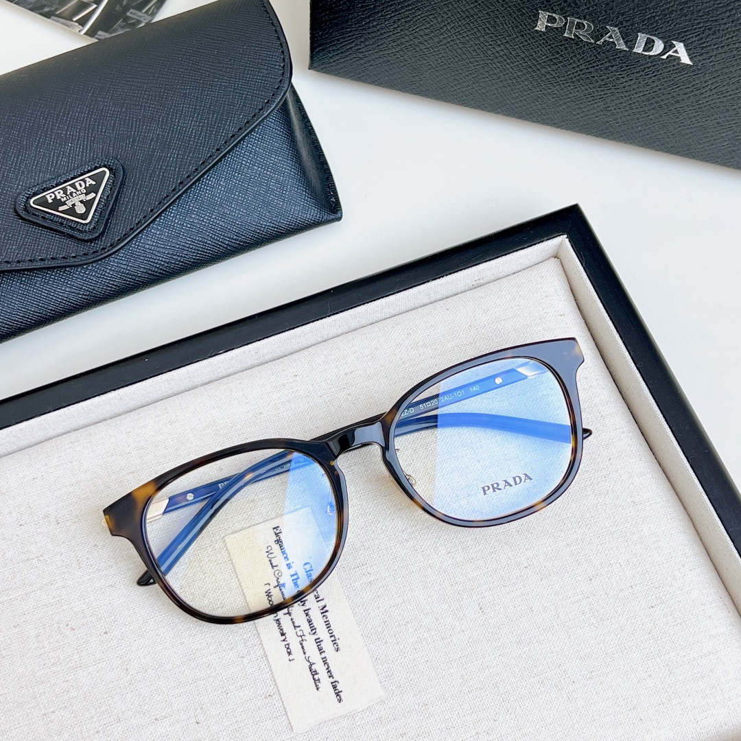 Prad* Modelo: VPR12Z Talla: 51-20-140 Montura de gafas para miopía de forma cuadrada de material de placa y metal. El d…