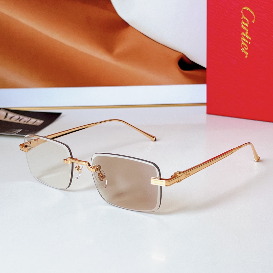 Cartier
MOD：CT0610S
Size：145
🔝🔝 
变色➕30