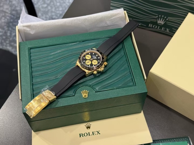 Rolex Daytona "Little Monster" Gold-Plated Ceramic Bezel Watch - 40mm 1 Rolex Daytona "Little Monster" Gold-Plated Ceramic Bezel Watch - 40mm