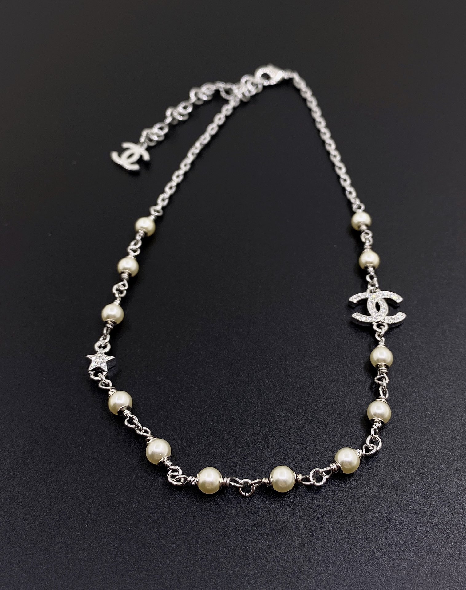 NO:111655,ch*nel latest platinum chain necklace] consistent ZP brass material, jewelry quality, necklace19860909ch*nel 最新款白金链条项链】一致ZP黄铜材质,饰品精品,necklace,Jewelry