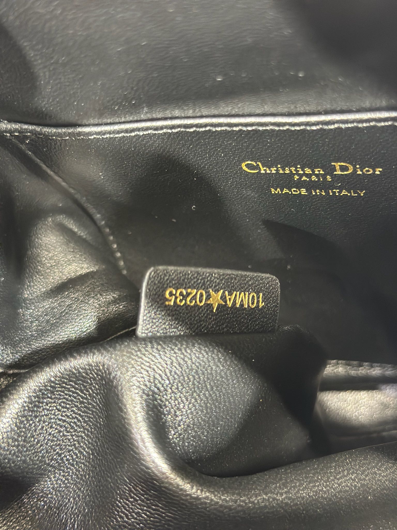 Dior Caro Small Bucket Bag Black Lambskin Cannage Stitching CD Signature 10 i1745231646 3973 8