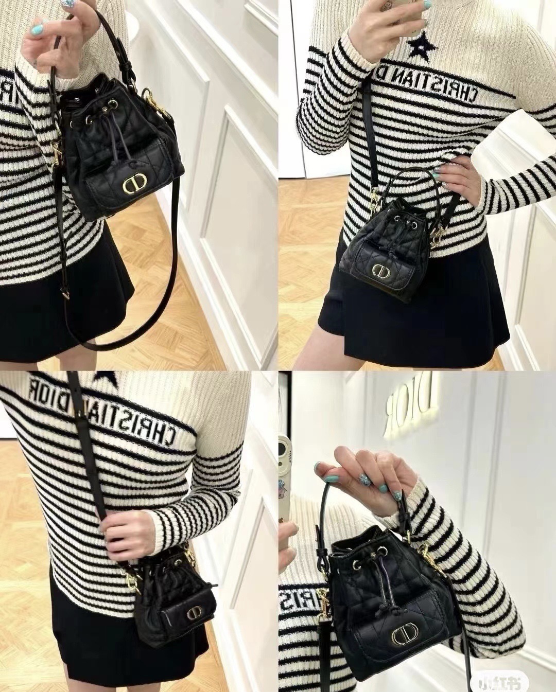 NO:213186,3372# Mini Black Model Show, Dior, Dior198609093372#迷你黑色 Model Show,迪奥,dior,Bag