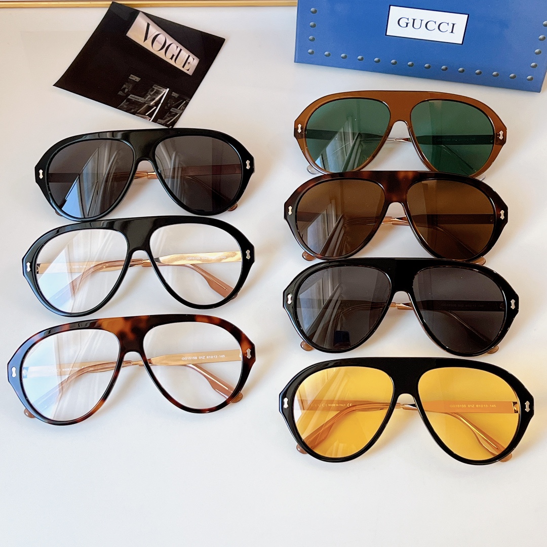  GUCC* 
MODEL：GG1515S 
SIZE：61口13-145
🔝🔝