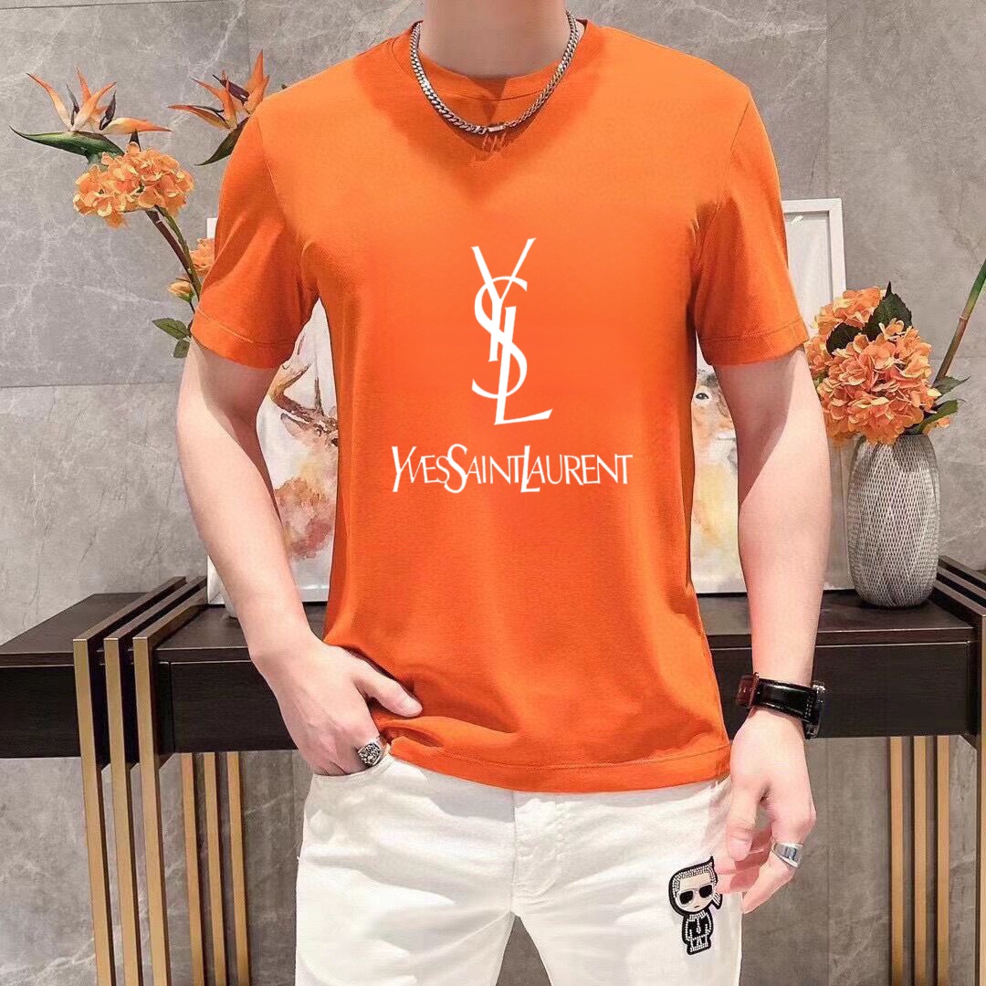 Saint Laurent 品牌【YSL圣罗兰】(胖子福音) 男士休闲短袖T恤 2025春夏新品