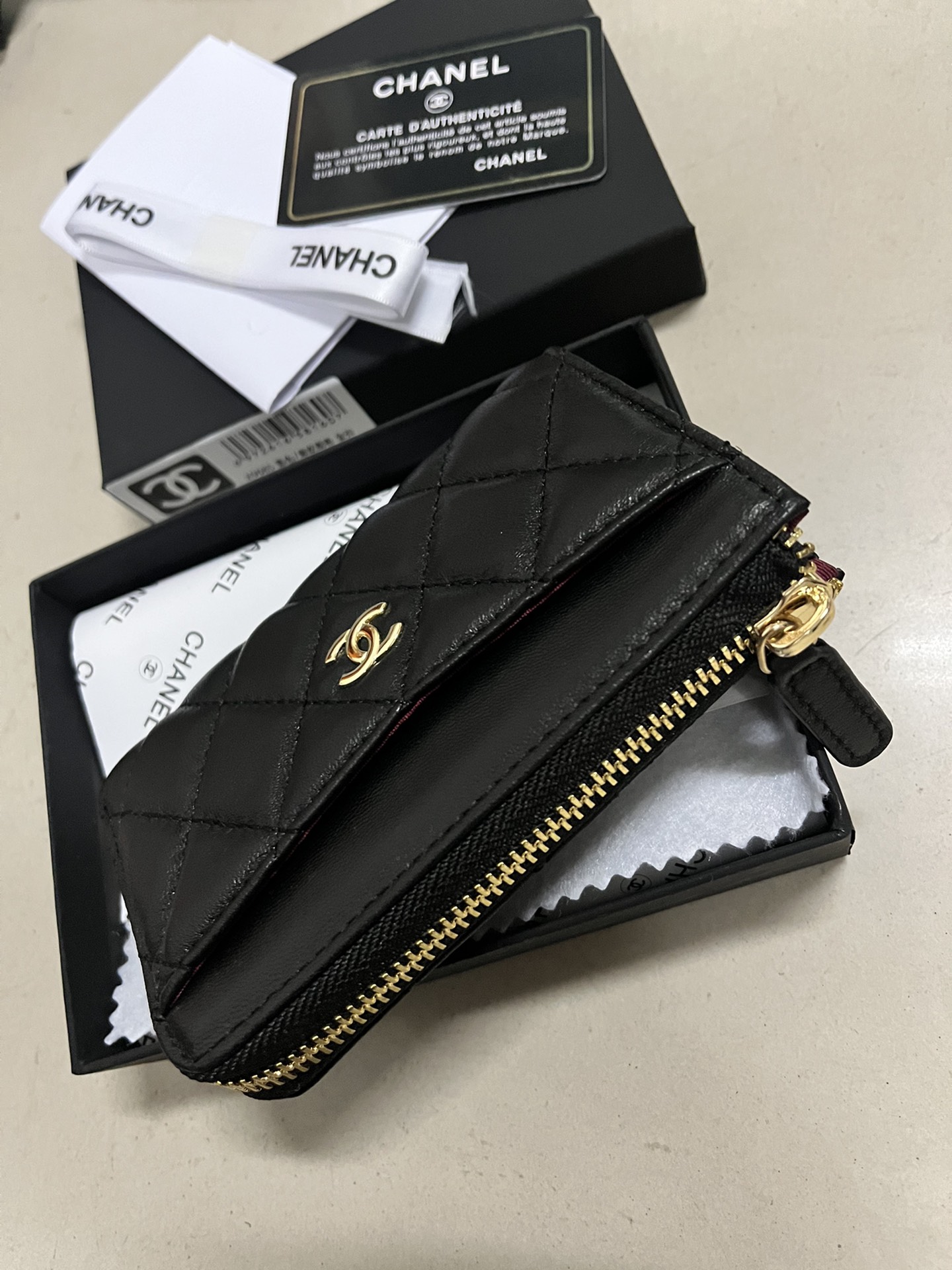 Chanel香奈儿羊皮財布 A9685 高品質金扣仕様