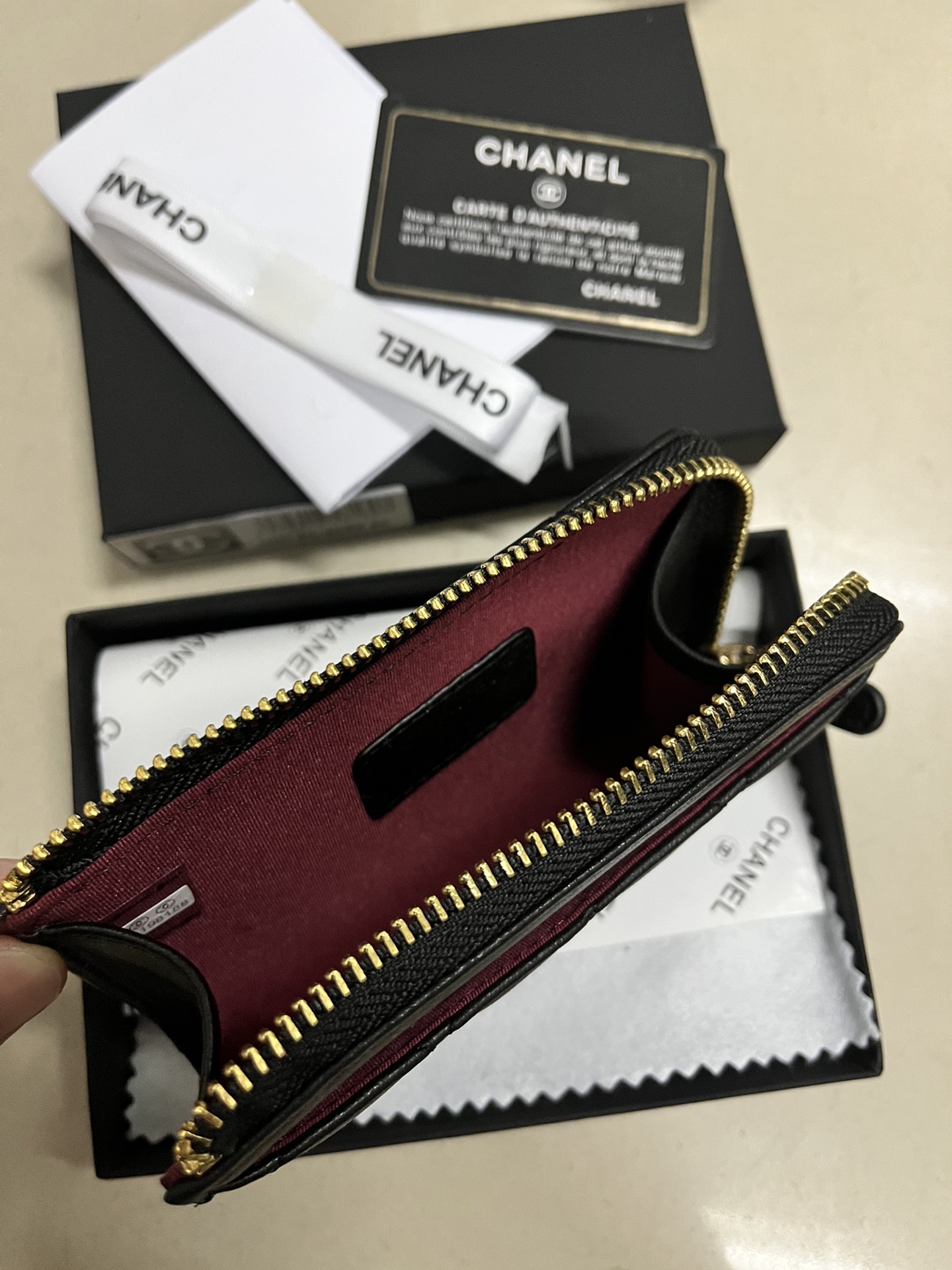 Chanel香奈儿羊皮財布 A9685 高品質金扣仕様