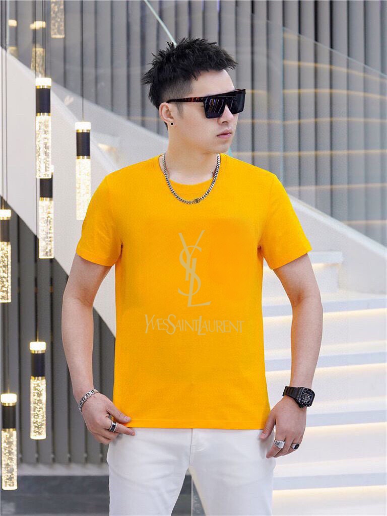 Saint Laurent 品牌【YSL圣罗兰】(胖子福音) 男士休闲短袖T恤 2025春夏新品