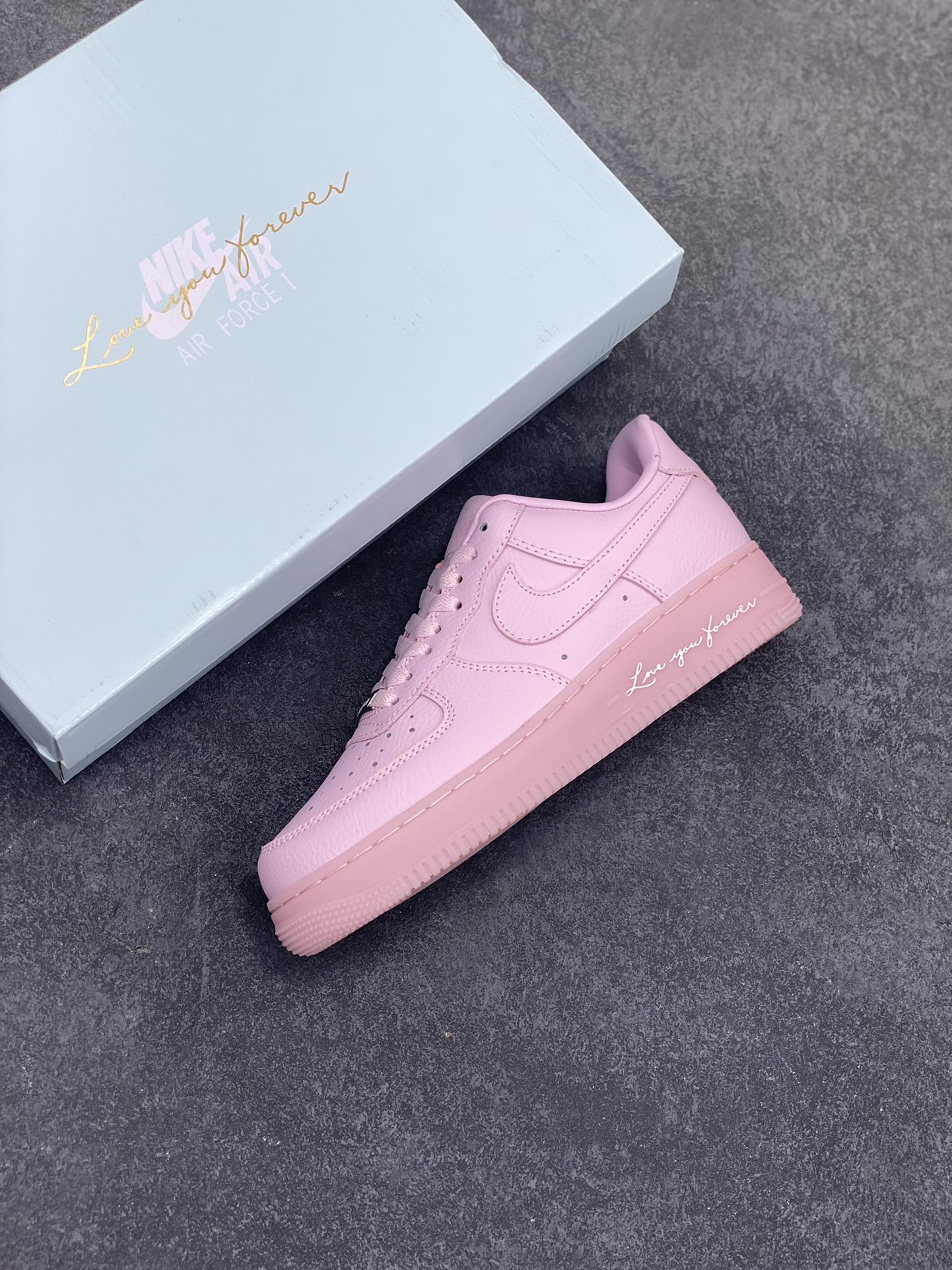 Nike Air Force 1 '07 Low Pink Crystal Leather Sneakers - Size 36-45 8 i1745417540 8888 6
