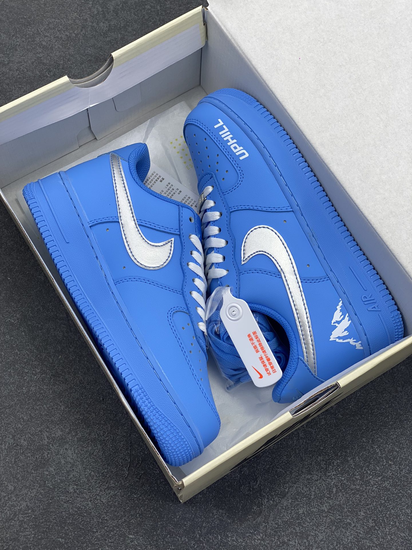 图片[9]-Nike Air Force 1 Low 冰岛蓝调 空军一号低帮运动休闲板鞋 原楦头原纸板 打造纯正空军版型#专注外贸渠道 全掌内置蜂窝气垫 #原盒配件 原厂中底钢印、拉帮完美 货号：CW2288-029 尺码：36 36.5 37.5 38 38.5 39 40 40.5 41 42 42.5 43 44 44.5 45-选品中心