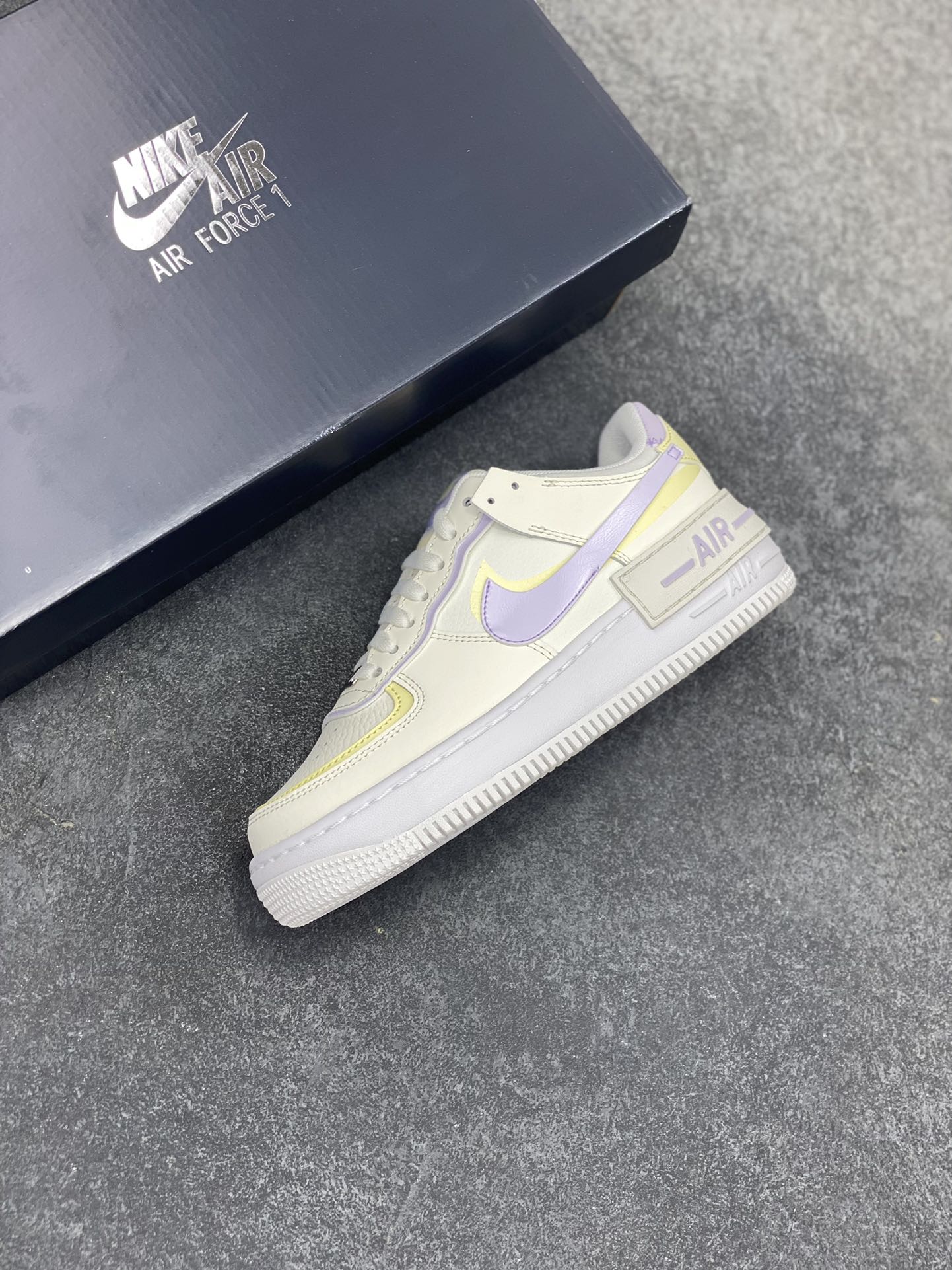 图片[7]-NK Air Force 1 Shadow 轻量增高低帮百搭板鞋\”拼接马卡龙\” 全新少女系解构主义设计双层轻量EVA发泡中底+防滑RB橡胶外圈底鞋底 原楦头原纸板 打造纯正空军版型 专注外贸渠道 全掌内置蜂窝气垫 原盒配件 原厂中底钢印、拉帮完美 货号：DZ1847-113 尺码：35.5 36 36.5 37.5 38 38.5 39 40-选品中心