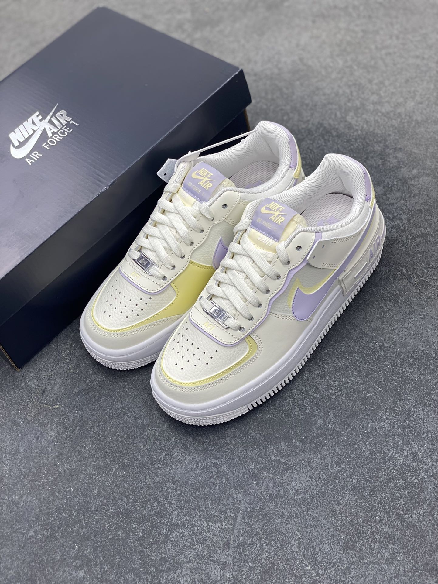 图片[8]-NK Air Force 1 Shadow 轻量增高低帮百搭板鞋\”拼接马卡龙\” 全新少女系解构主义设计双层轻量EVA发泡中底+防滑RB橡胶外圈底鞋底 原楦头原纸板 打造纯正空军版型 专注外贸渠道 全掌内置蜂窝气垫 原盒配件 原厂中底钢印、拉帮完美 货号：DZ1847-113 尺码：35.5 36 36.5 37.5 38 38.5 39 40-选品中心