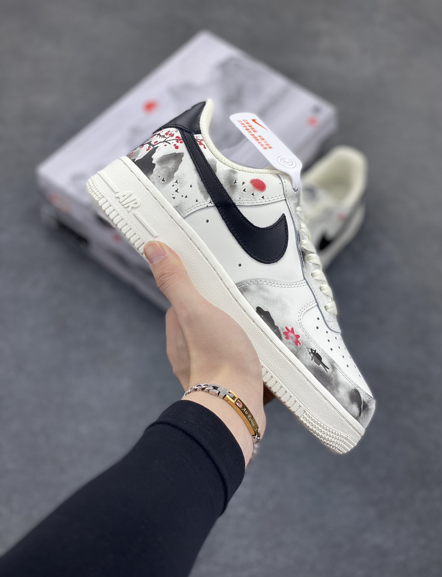 Nike Air Force 1 Low’07 国潮 水墨画配色 空军一号低帮休闲板鞋 定制皮料 原厂3D打印 3M反光 定制鞋盒 原楦原纸板 纯正空军版型 内置全掌气垫 货号:BL1522-088 尺码:36 36.5 37.5 38 38.5 39 40 40.5 41 42 42.5 43 44 44.5 45-选品中心