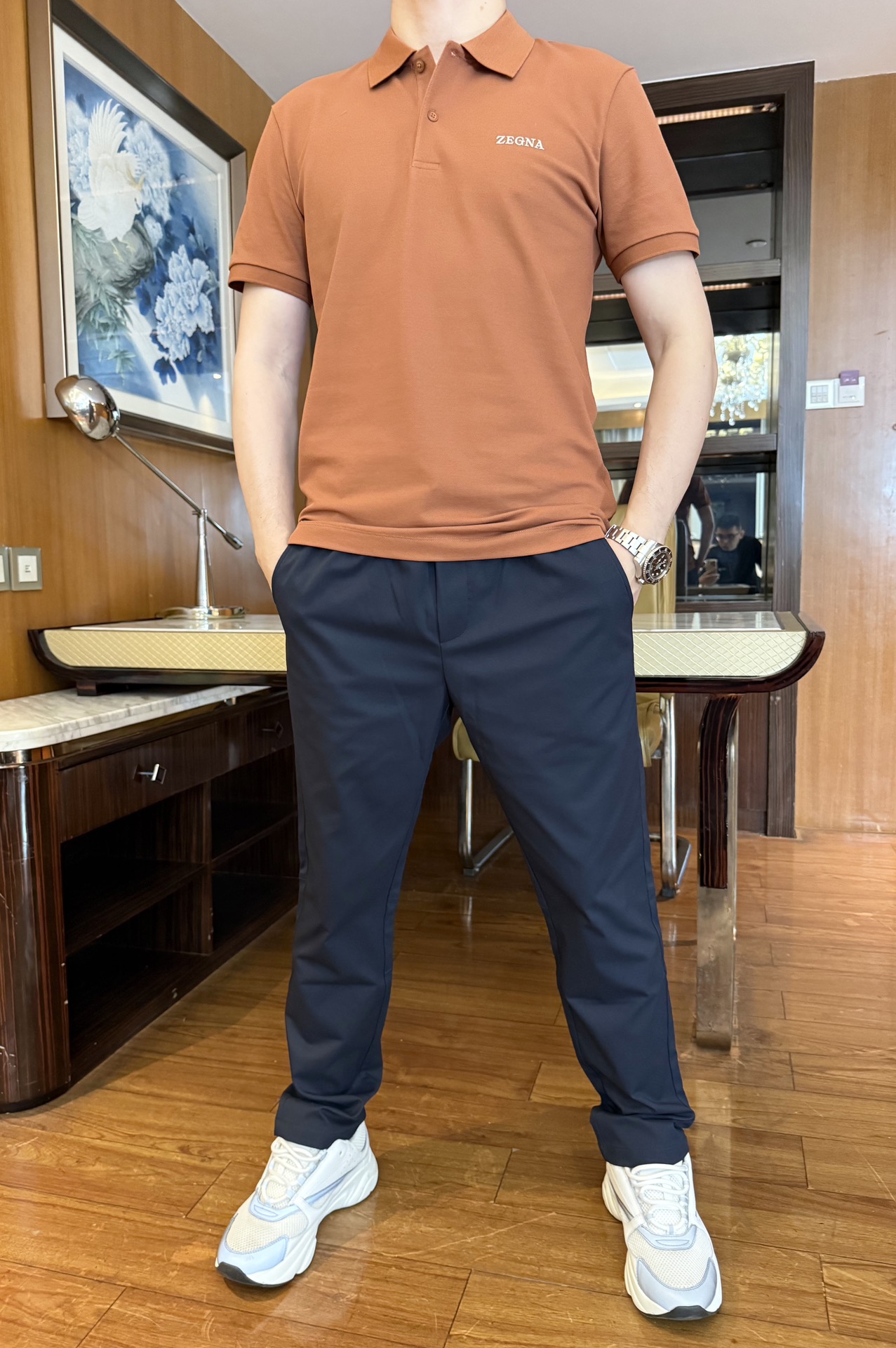 NO:145928,Jenia-2025 latest hot casual pants shipped, hot-selling items in Europe and the United States!  Selected imported Italian fine cotton with straight tube design, custom webbing at waist to highlight your taste You definitely deserve it. Code M-XXXL (model 173/130 wears M, with Hong Kong Lane Crawford gift box packaging), zegna, alexander wang19860909杰尼亚-2025最新爆款休闲裤出货 欧美热销单品！精选意大利进口精棉搭配直筒设计,腰间定制织带彰显品味 您绝对值得拥有.码数M-XXXL（模特173/130穿M,配香港连卡佛礼盒包装）,,zegna,alexander wang,Men's clothing