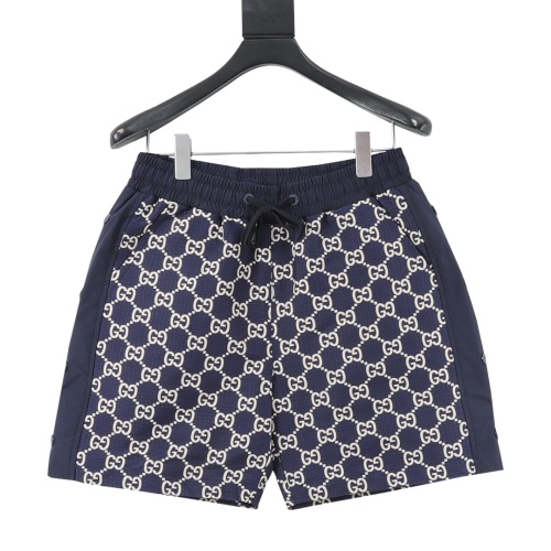 Gucci Interlocking G Print Shorts - Classic Monogram & Embroidered Detail 1 Gucci Interlocking G Print Shorts – Classic Monogram & Embroidered Detail