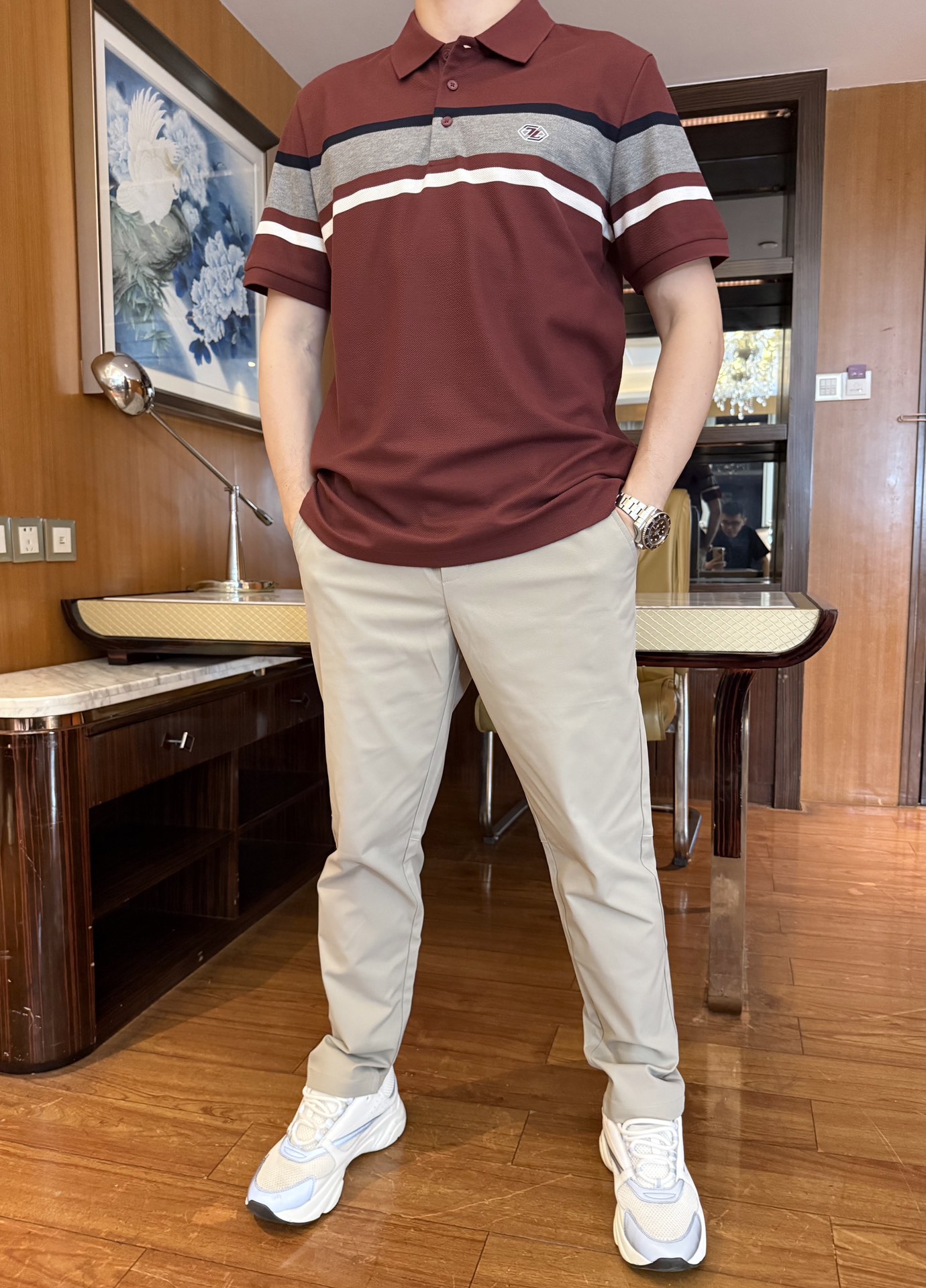 NO:145923,Jenia-2025 counter latest hot-selling Polo, London counter hot-selling items!  Selected Italian imported bead flooring fabrics with the latest designs, the most chest brand logo embroidery shows taste, business and casual boutique. Size: 48-56 (model 173/130 wears 48 sizes, with Hong Kong Lane Crawford gift box packaging), zegna, alexander wang19860909杰尼亚-2025专柜最新爆款Polo出货 伦敦专柜热销单品！精选意大利进口珠地棉面料搭配最新的设计,最胸口的品牌logo刺绣彰显品味 商务休闲精品.尺码:48-56（模特173/130穿48码,配香港连卡佛礼盒包装）,,zegna,alexander wang,Men's clothing