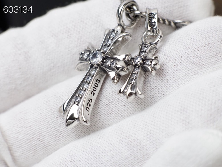 Chrome Hearts Chrome Hearts克罗心双十字项链