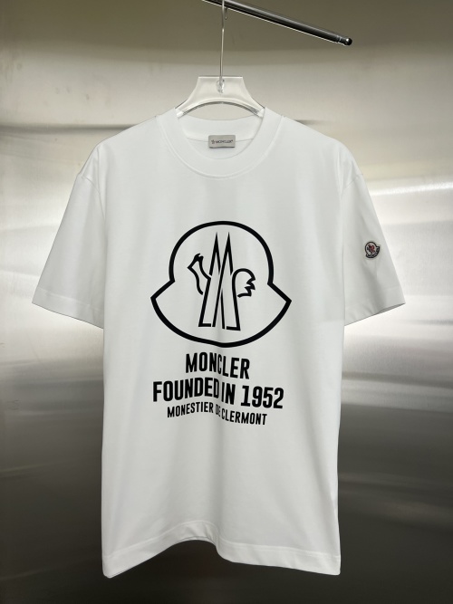 Moncler Men's Cotton Logo T-Shirt Unisex Short Sleeve Tee - S to XXL