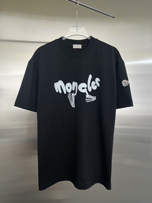 Moncler Men's Cotton Graphic T-Shirt - Stylish Short Sleeve Tee for Everyday Wear 1 Moncler Men's Cotton Graphic T-Shirt - Stylish Short Sleeve Tee for Everyday Wear