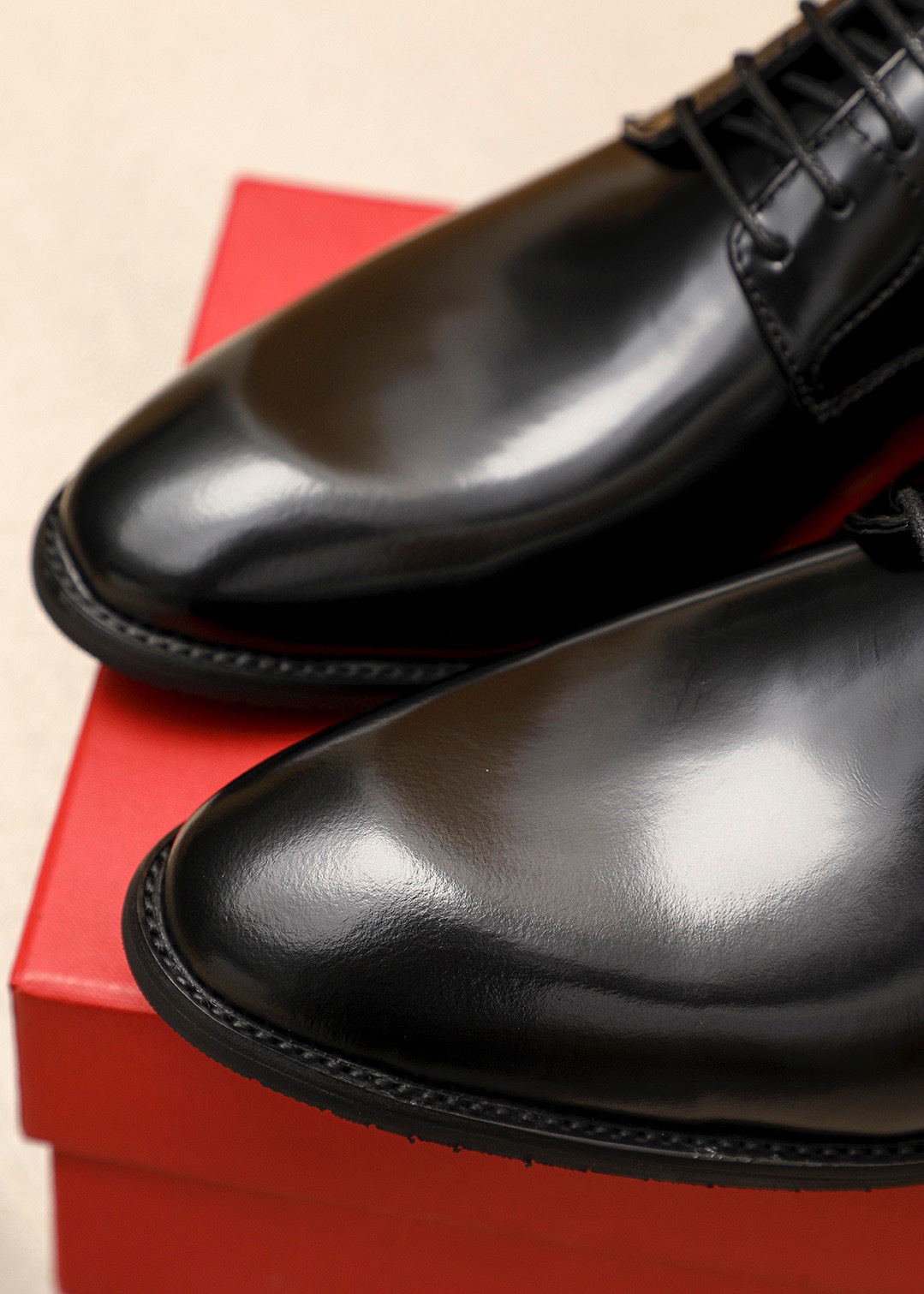 Salvatore Ferragamo Men's Black Leather Oxford Business Dress Shoes 7 i1745461003 8563 5