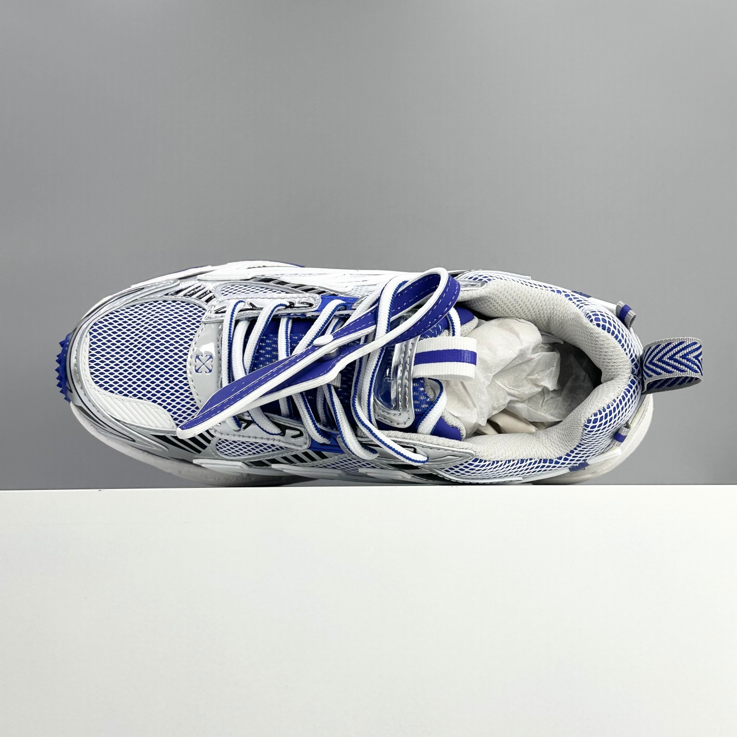 Off-White Odsy-1000 White Blue Sneakers Chunky Sole Trainers Shoes 6 a1745574646012 8564