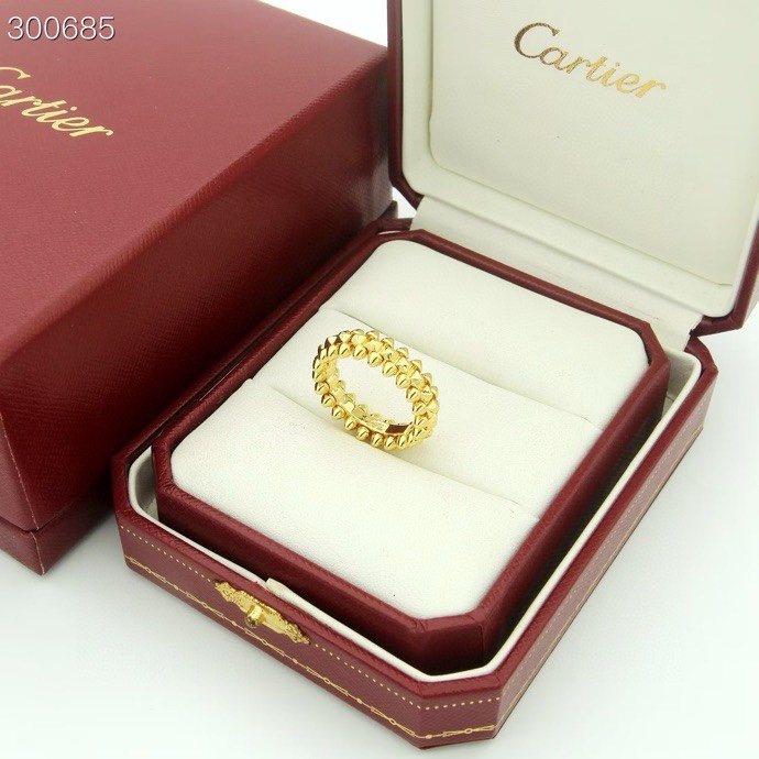 Cartier 精工版本 Clash de Cartier戒指 卡地亚新版 最新款 永恒 近年来很火 高端亚金材质