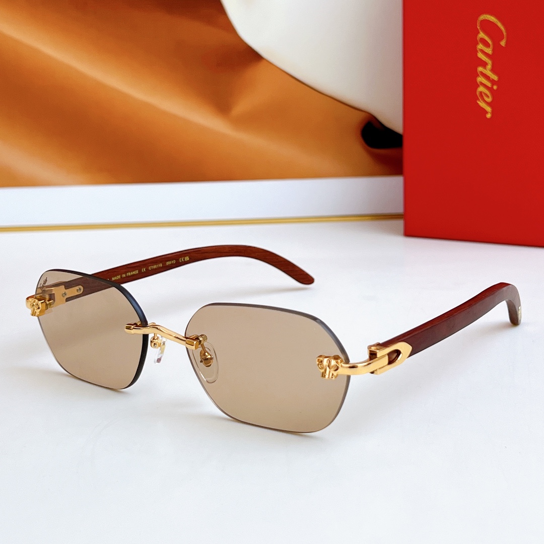  Cartier
MOD：CT0611S
Size：60口18 143
🔝🔝
