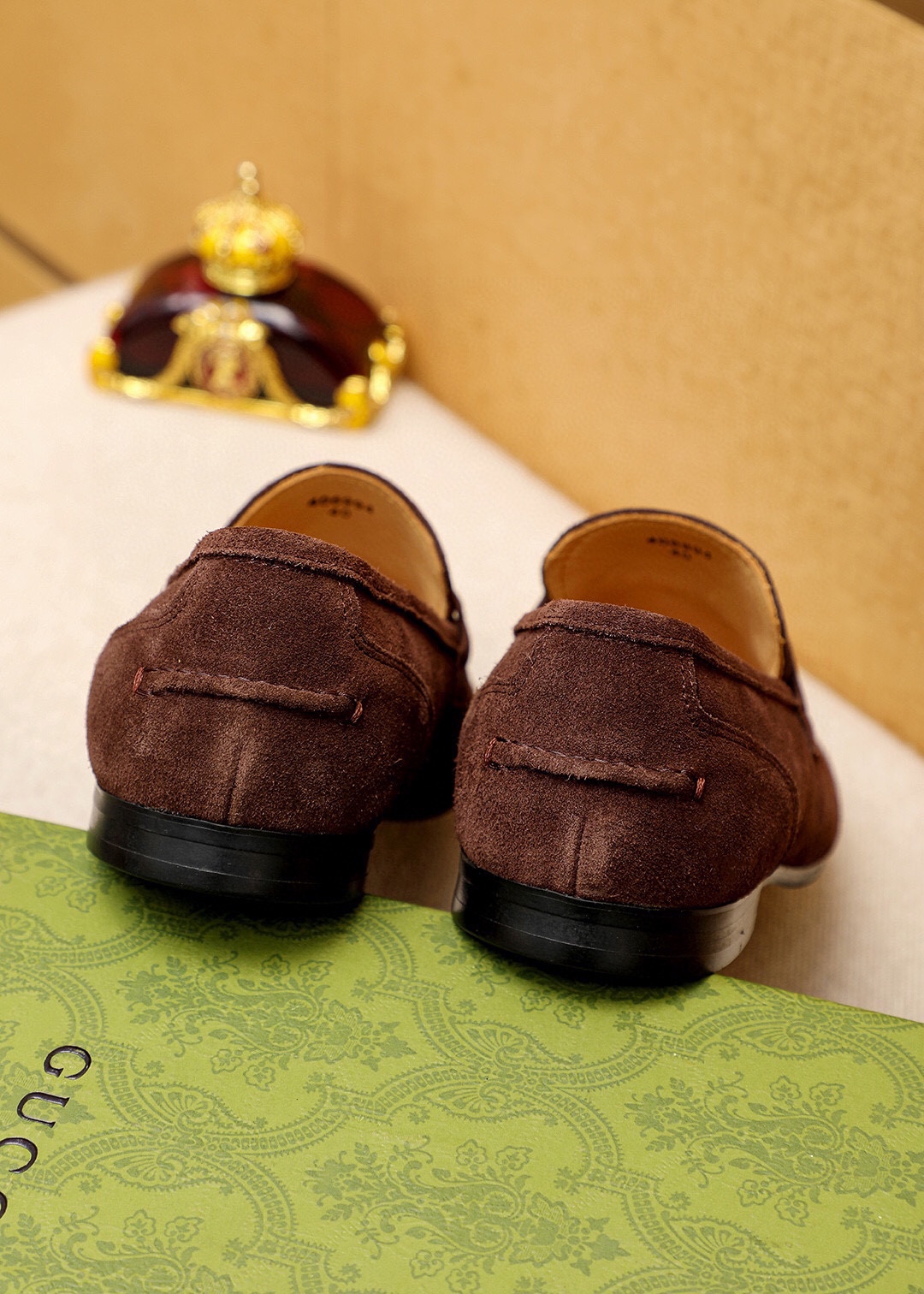 Gucci Men's Brown Suede Horsebit Loafers, Sizes 39-44 - Italian Leather 9 i1745638135 6232 7