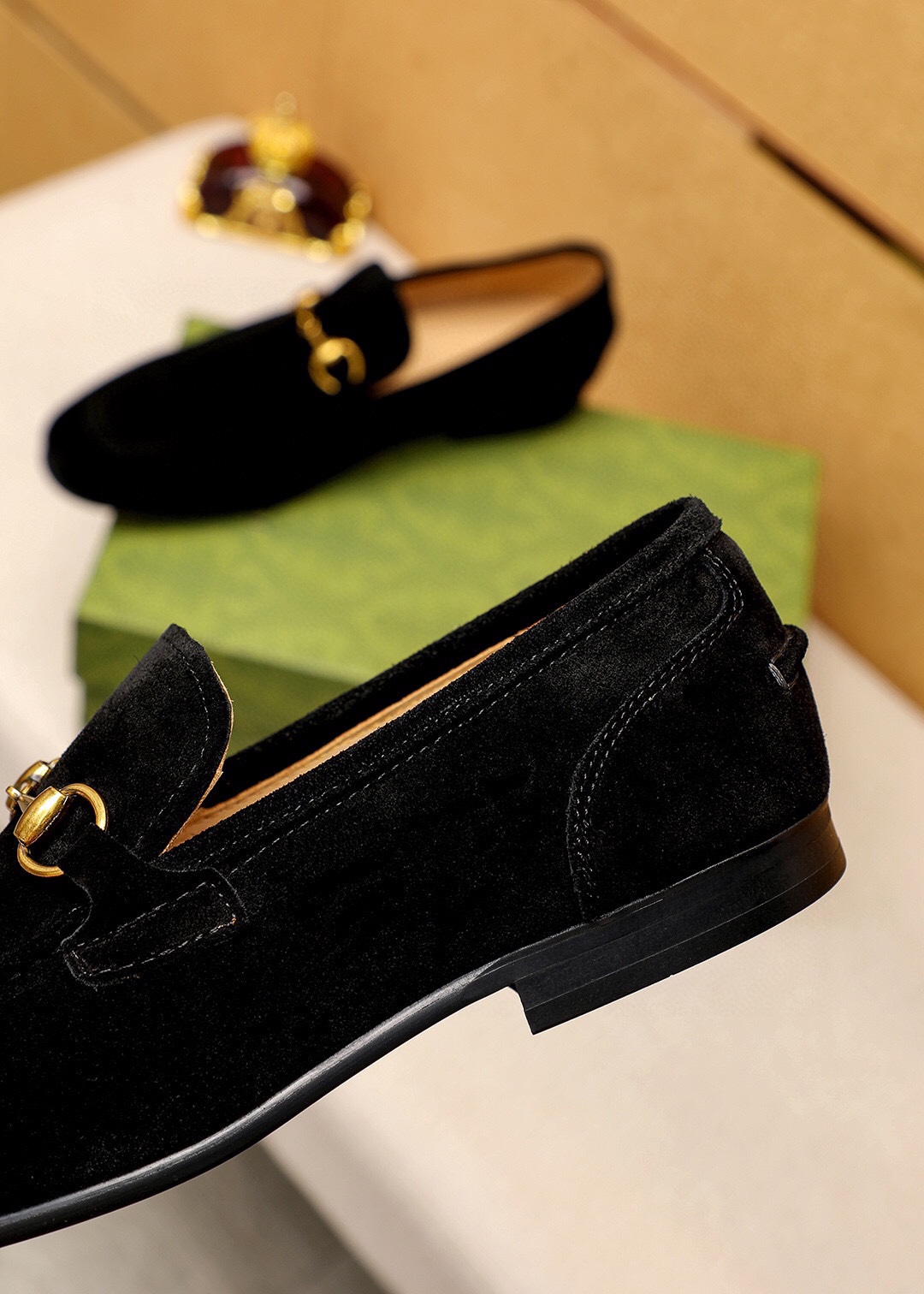Gucci Men's Black Leather Loafers with Horsebit Detail - Size 39-44 7 i1745638166 8063 5