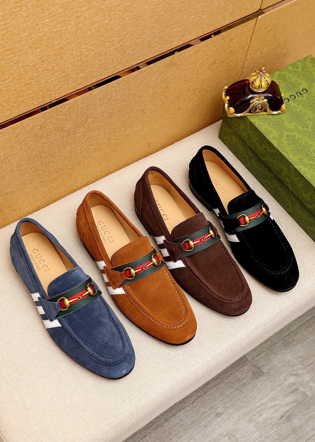 Gucci Men's Brown Leather Loafers with Horsebit Detail - Size 39-44 6 i1745638197 3638 4