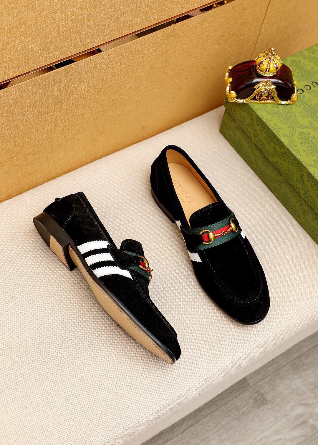 Gucci Men's Black Leather Loafers with Horsebit Detail - Size 39-44 4 i1745638289 4642 2