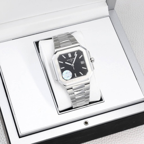 ساعة Patek Philippe Cubitus 5821 للرجال، هيكل من الفولاذ المقاوم للصدأ وحزام معدني 1 ساعة Patek Philippe Cubitus 5821 للرجال، هيكل من الفولاذ المقاوم للصدأ وحزام معدني