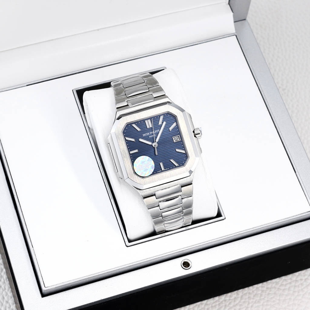 Patek Philippe Cubitus 5821 - Reloj de pulsera de acero inoxidable azul